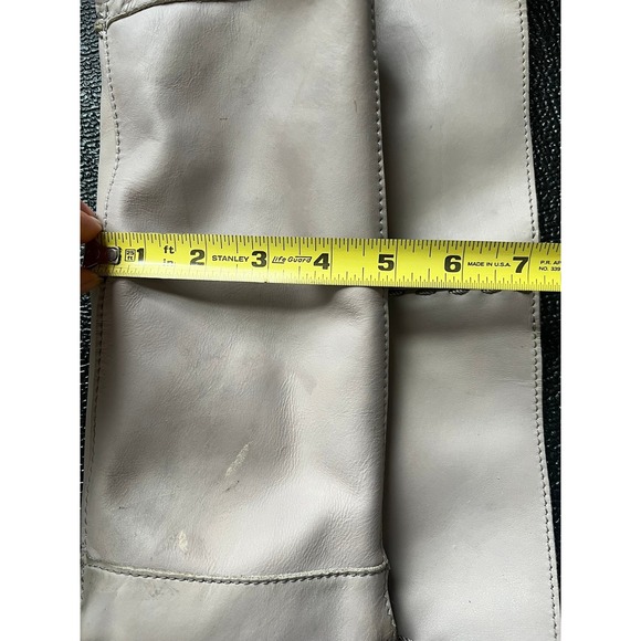 The Sak Floral Embossed Leather Hobo Shoulder Bag Grey Whipstitch Tassel Boho - Picture 13 of 13